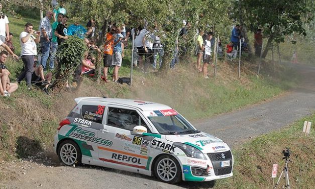 Victoria de Daniel Berdomás en la Copa Suzuki Swift en el 49 Rallye de Ferrol