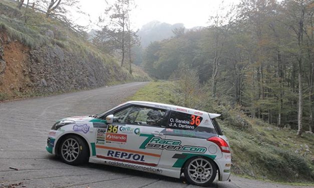 Victoria de Oscar Sarabia dentro la Copa Suzuki Swift en el 39 Rallye Blendio Santander