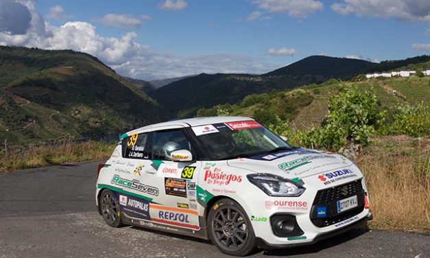 Oscar Sarabia gana la Copa Suzuki Swift en el 52 Rallye de Ourense